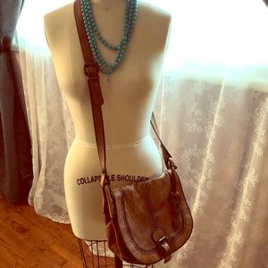 Fossil leather crossbody